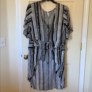 High-Low Top with Peplum